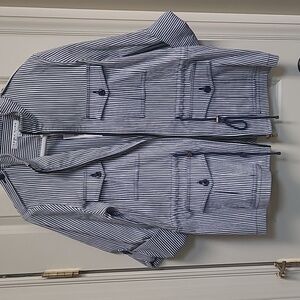 Trina Turk seersucker jacket